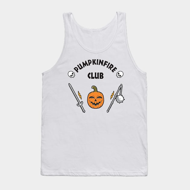 PUMPKINFIRE CLUB - ORANGE COLOR Tank Top by Dayat The Thunder